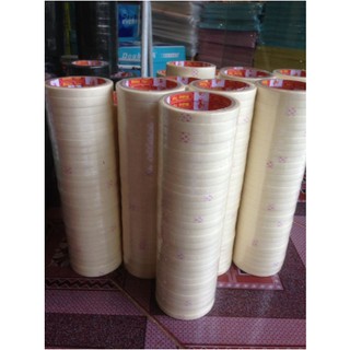 01 cuộn băng dính giấy 1cm - 2cm - 5cm dày 14m