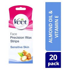 VEET - Miếng Dán Tẩy Lông Mặt Veet Face Precision Wax Strips