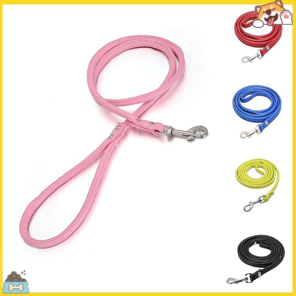 Dây dẫn thú cưng đi dạo chất liệu giả da chất lượng cao