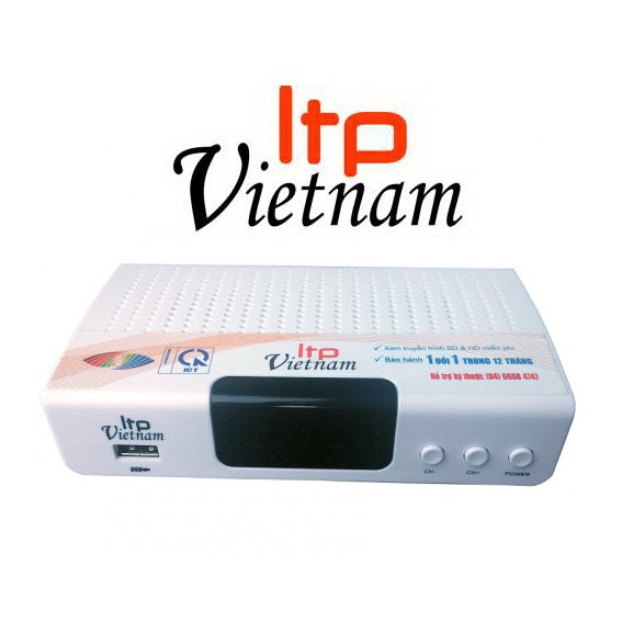Đầu thu kỹ thuật số DVBT2 LTP Việt Nam (STB 1306) VTC T201 + Anten Nhôm