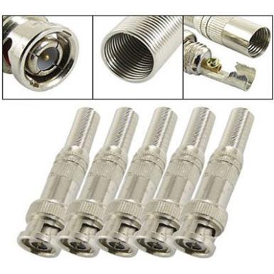 Jack BNC nối cáp đồng trục cho Camera [LHN] . Một túi 5 cái
