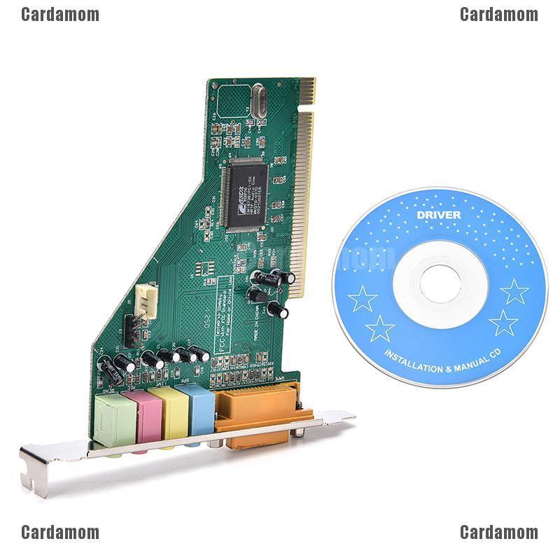 Card âm thanh PCI - 4 kênh 5.1 cho PC Windows XP / 7 / 8 / 10 ời kèm hộp đựng | BigBuy360 - bigbuy360.vn