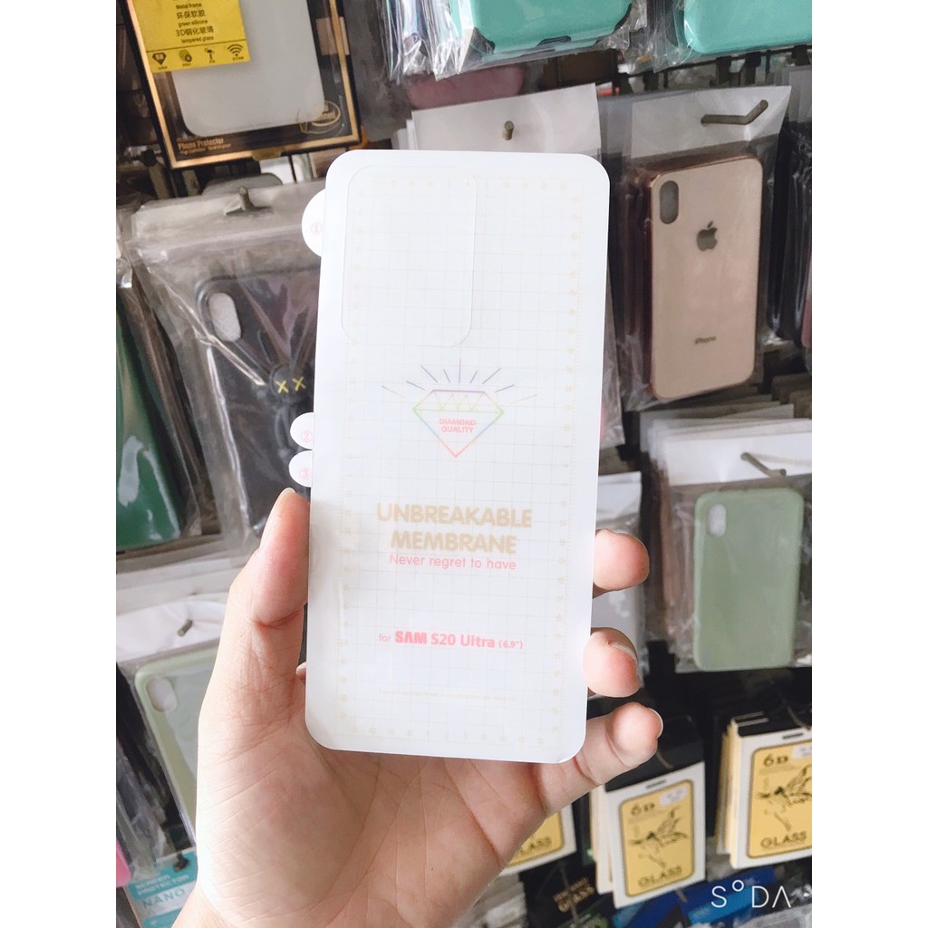 SAMSUNG S21/S21+/S21 ULTRA, S20/S20+/S20 ULTRA DÁN FILM PPF MẶT TRƯỚC VÀ SAU