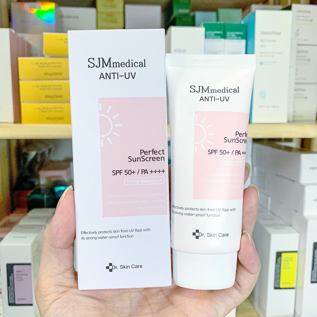 Kem Chống Nắng Nâng Tone Dr.Skin Care SJMmedical ANTI UV Perfect SunScreen SPF50+ PA++++