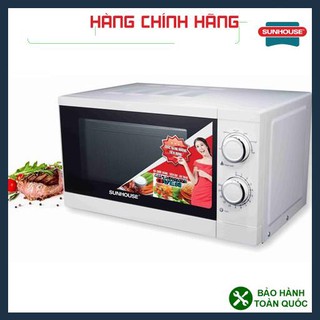 LÒ VI SÓNG SUNHOUSE SHD4820 20L, LÒ VI SÓNG CÓ NƯỚNG SUNHOUSE SHD4820, DUNG TÍCH LỚN, HÂM NÓNG, RÃ ĐÔNG, NẤU, NƯỚNG