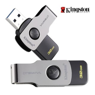 USB KINGSTON DT SWIVL SANG TRỌNG, TIỆN DỤNG 32GB / USB 3.0 - Hãng Phân Phối Chính Thức