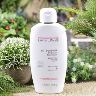 Dưỡng thể kích trắng Chateau Rouge Paris Lait De Beaute- Dùng đc cả mặt & body  Size lớn 400ml