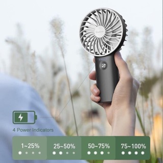 Quạt mini 3 tốc độ gió có kèm sạc dự phòng
