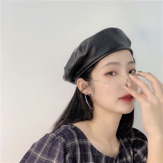 Mũ berer da trơn đơn giản - Khăn turban