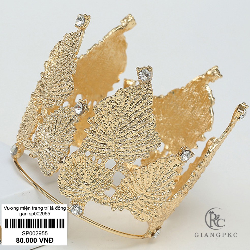 Vương miện trang trí bánh sinh nhật cho công chúa nhỏ Giangpkc sp002955