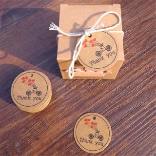 UUMIR Set 100 thẻ giấy có dây treo
