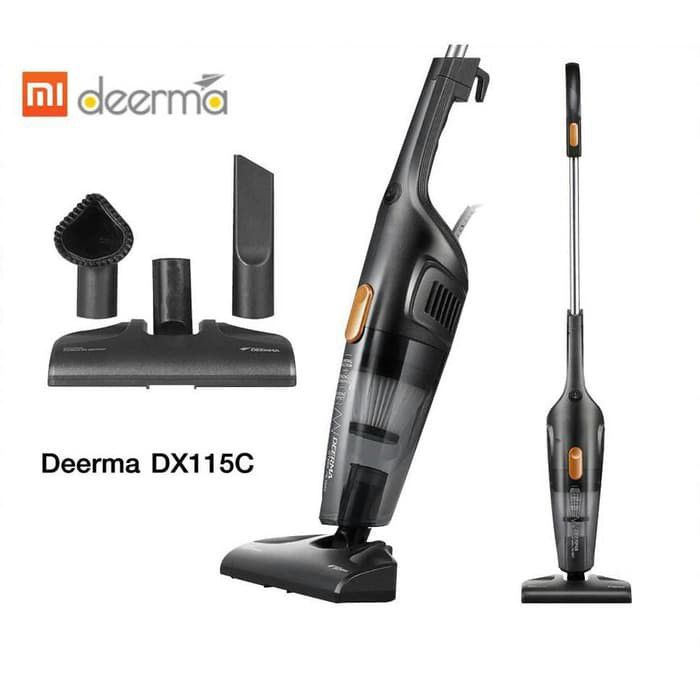 600W | 2023 | Máy hút bụi cầm tay Deerma Vacuum Cleaner DX118C 2 trong 1  - Deerma Vacuum Cleaner DX115C