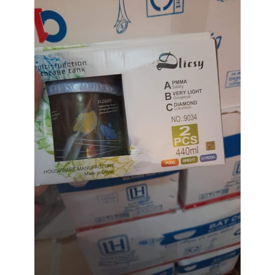 HŨ THỦY TINH ĐÔI DLICSY dung tích 440ml