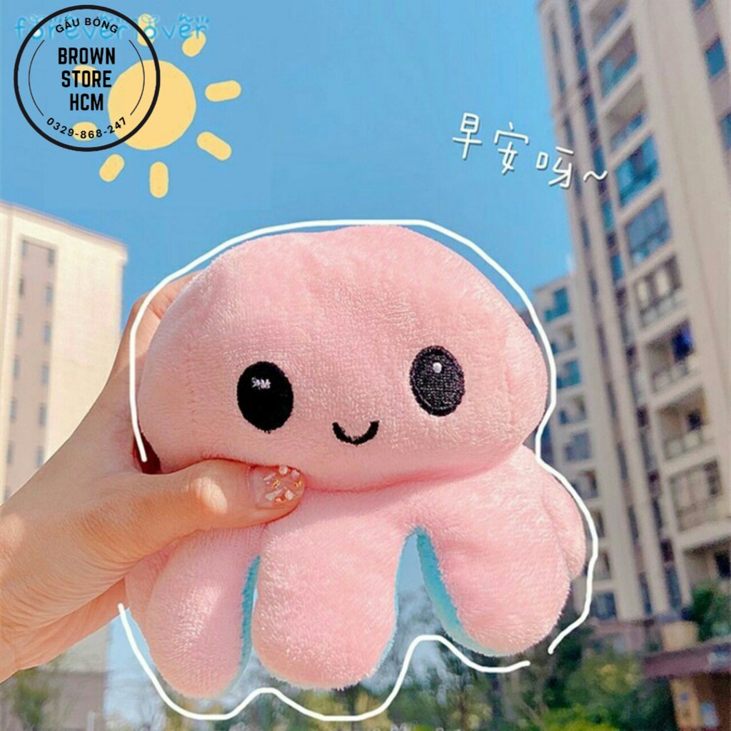 Gấu Bông Bạch Tuột Cảm Xúc Size Lớn💖Chính Hãng💖Bạch Tuột Nhồi Bông