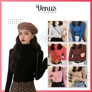 Áo len tăm nữ lông cừu quảng châu cao cấp chất siêu mềm mại - áo len nữ venus cổ 3 phân - áo len dễ phối đồ , thoải mái