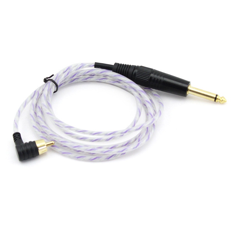 Dây Cáp RCA 90 Độ Mềm Mại Cho Máy Xăm