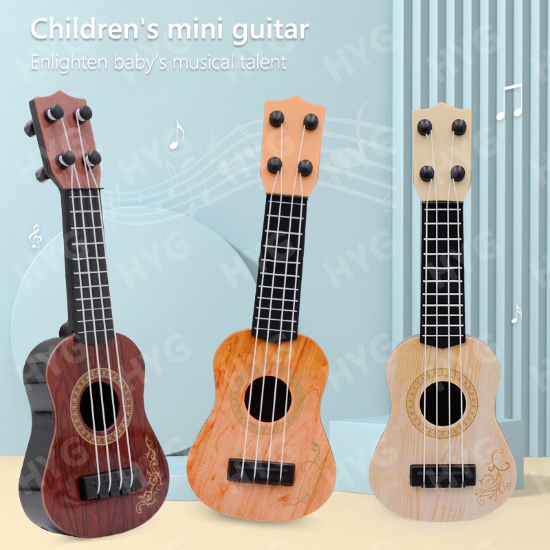Đồ Chơi Đàn Ukulele HYG Toys Mini Bằng Gỗ Nhiều Màu Sắc