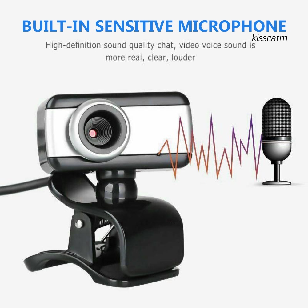 Webcam Kiss-Ws Usb 2.0 640x480 Kèm Mic Cho Máy Tính | BigBuy360 - bigbuy360.vn