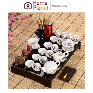 Bộ ấm trà 30 món họa tiết Ngựa mã đáo thành công- Nghệ thuật trà đạo