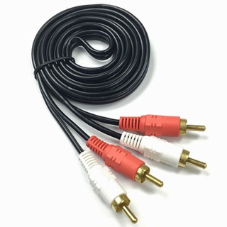 Dây cáp âm thanh rca mạ vàng 2rca sang 2 rca