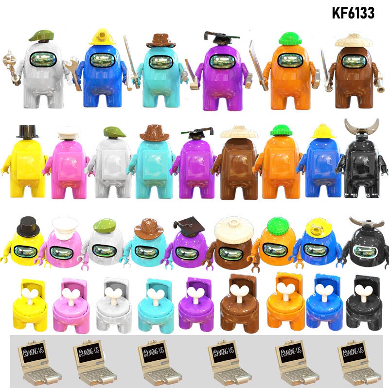 Đồ chơi Lego lắp ráp Among Us Minifigure đi kèm nâng cao tư duy và sáng tạo cho trẻ