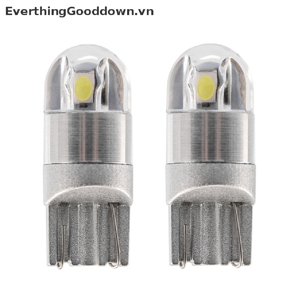 10 Đèn LED T10 3030 2SMD W5W 194 168 6W Ánh Sáng Trắng