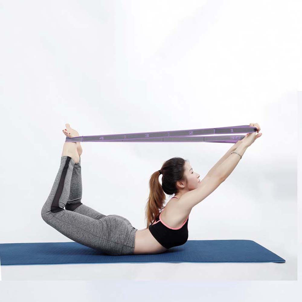 Dây kháng lực hỗ trợ tập yoga co giãn tiện dụng