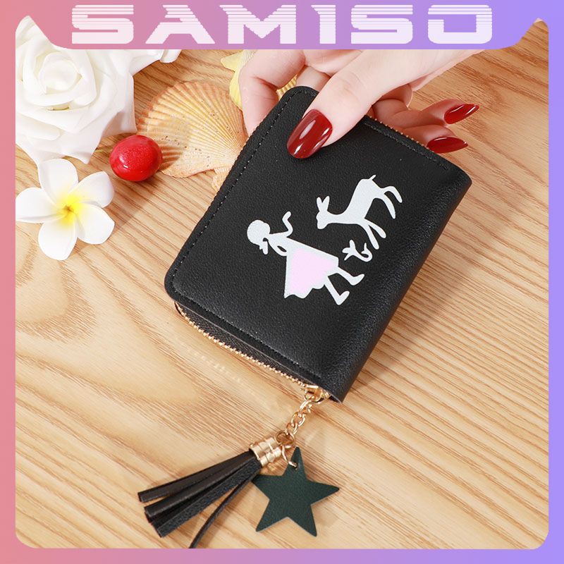 Ví nữ mini cao cấp ngắn cute nhỏ gọn bỏ túi thời trang giá rẻ NG10 | BigBuy360 - bigbuy360.vn