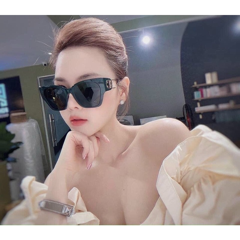 Kính Hiệu Dio Chân Kim loại phong cách Chị Khanh Trang Nemo Hot Hit Bầu Xếch Mèo Mẫu Mới