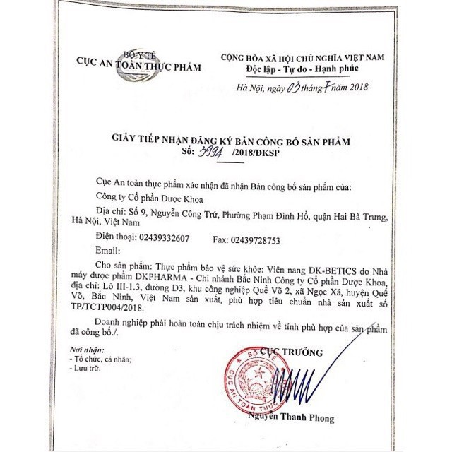 ✅(Hàng Chính Hãng)_DK Betics_Viên Tiểu Đường_60V/hộp | BigBuy360 - bigbuy360.vn