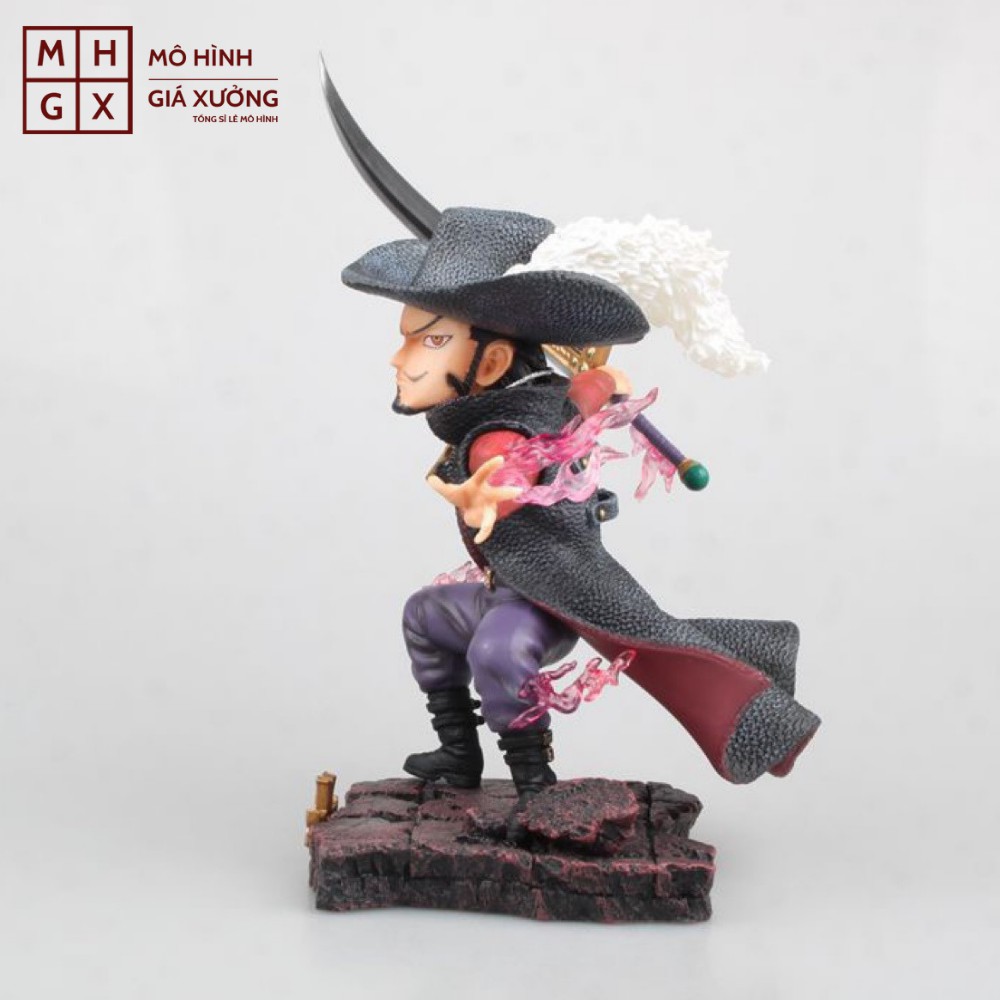 Mô hình One Piece Mihawk GK ' Mắt diều hâu &quot; cao 17cm hàng chất lượng cao , figure one piece , mô hình giá xưởng