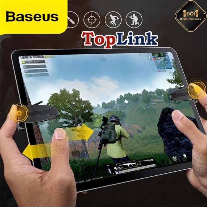 Nút Chơi Game Trên Ipad Game L1R1 Shooter Chuyên Nghiệp Cho Game PUBG Hãng Baseus - Toplink