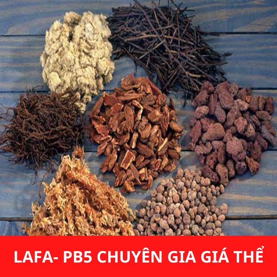 Vỏ thông đỏ trồng hoa lan đã xử lý LAFA PINE BARK túi 1kg