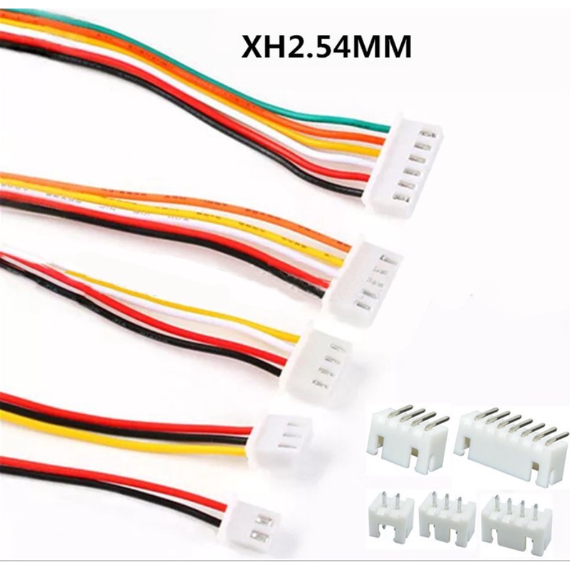 Cáp điện tử XH2.54 2P/3P/4P/6P/8P/10P/12P dây dài 20CM
