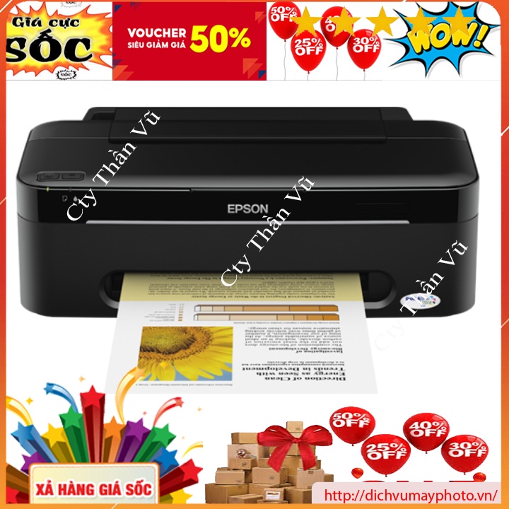 Máy in phun màu Epson T13  hàng mới 100% bảo hành INECO