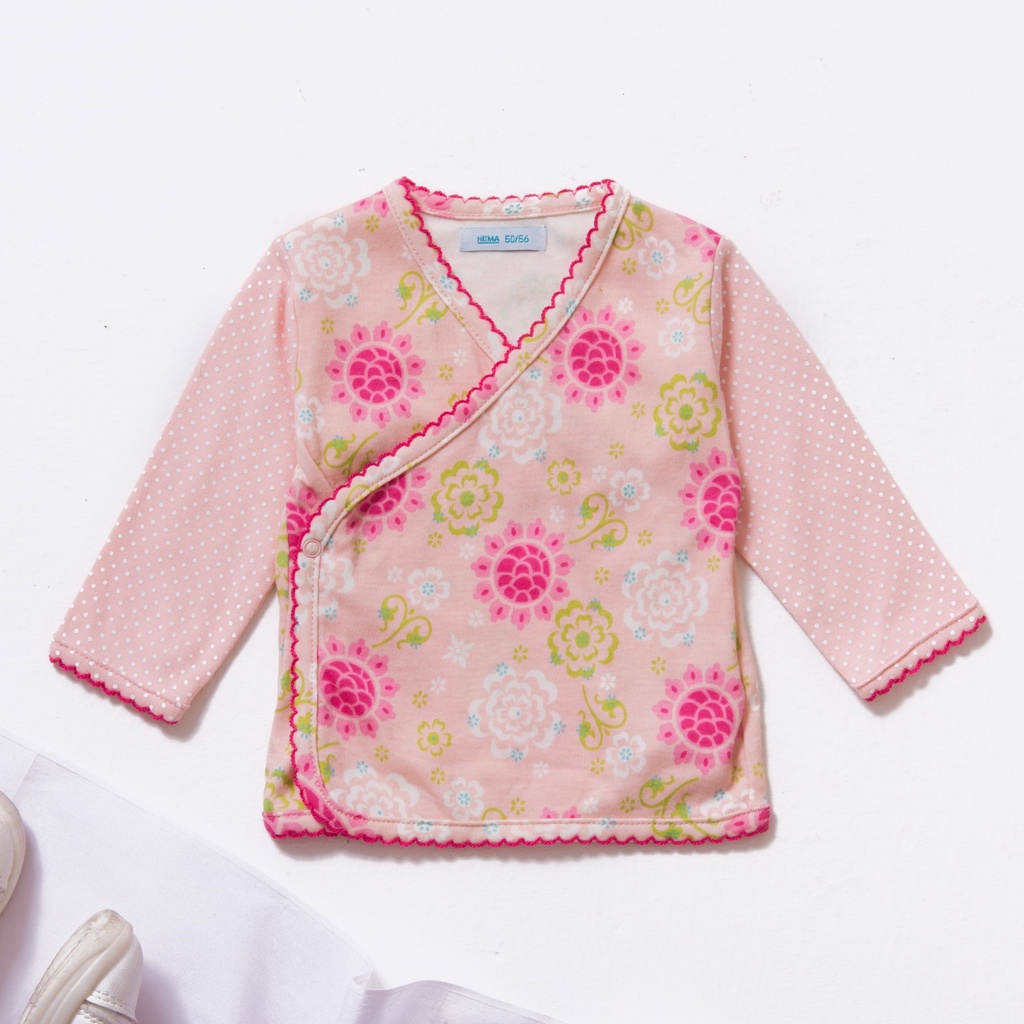 Áo Sơ Sinh Bé Gái Bé Trai 0-6 Tháng Tuổi Co&amp;Com TTSS148 Chất Cotton Sợi Bông Cao Cấp