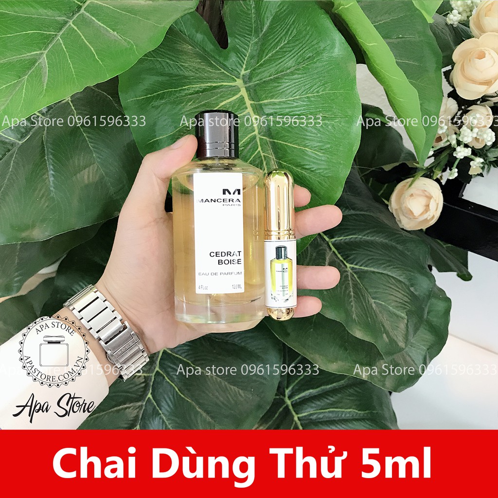 Nước Hoa Mancera Cedrat Boise Chai 10ml