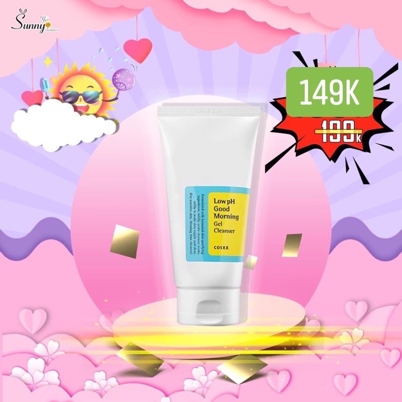 [Chính hãng] SỮA RỬA MẶT COSRX LOW PH GOOD MORNING GEL CLEANSER