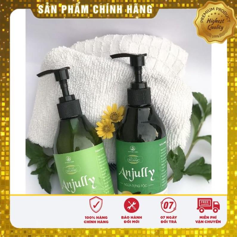 Dầu Xả Organic Anjully Tóc Mượt Tự Nhiên Không Gây Bít Tắc