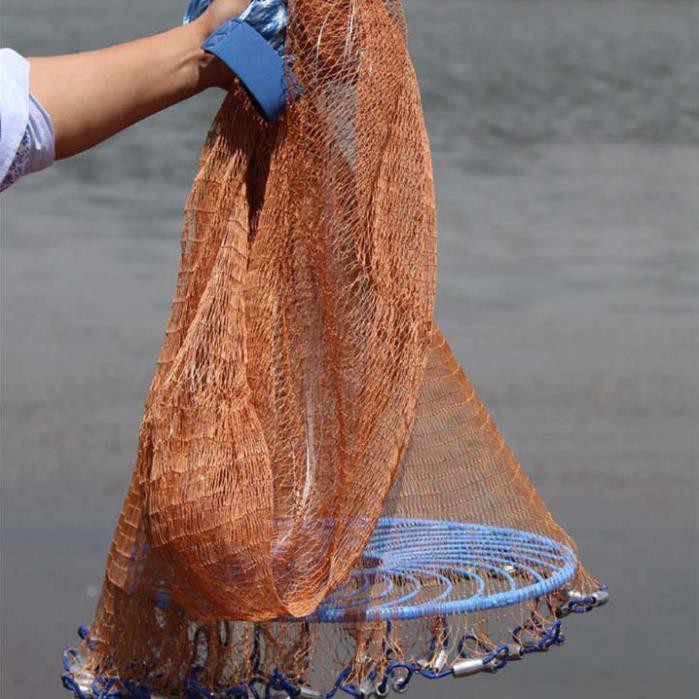 siêu rẻ siêu rẻ CHÀI CÁ - chài đánh cá Thái Lan sợi dù có đĩa chuyên bắt cá tôm LDC-8