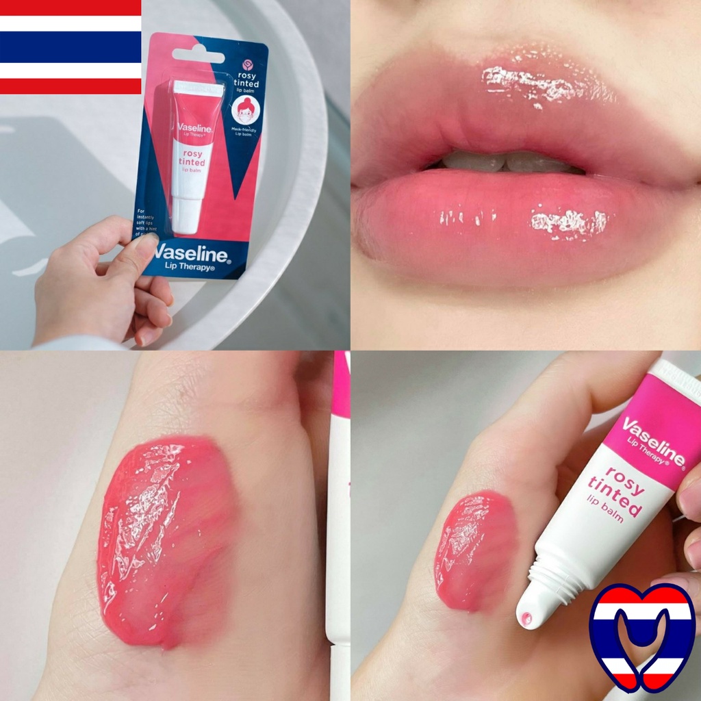 Son dưỡng môi VASELINE Lip Therapy Rosy Tinted công thức mới 10g Thái Lan