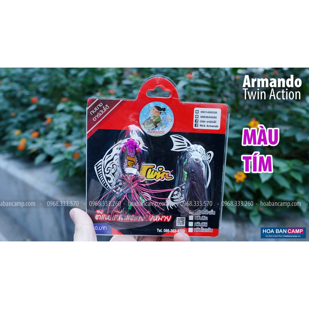 Mồi Nhái Armando Twin Action | 7g – 7.5g