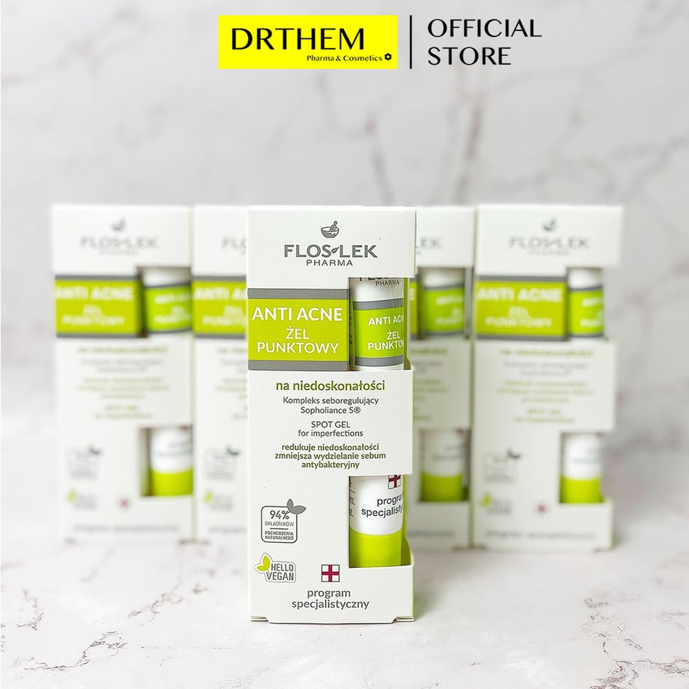 Floslek Anti Acne Spot Gel For Imperfections 20ml - Gel Giảm Mụn Ngừa Khuẩn Trứng Cá