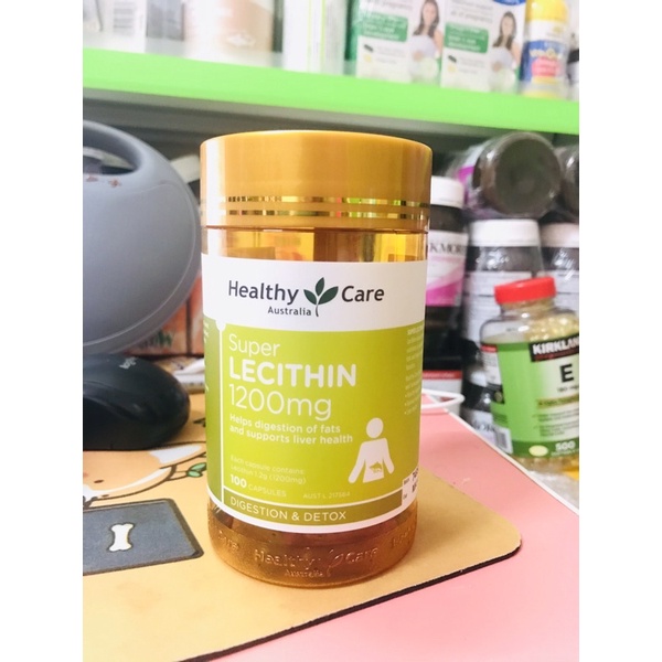 Viên uống Mầm Đậu Nành Healthy Care Super Lecithin 1200mg - Úc | Thế Giới Skin Care
