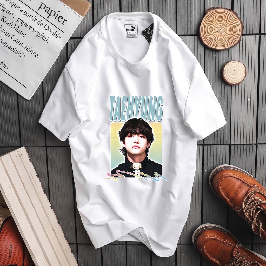 Áo thun cotton da cá có hình nhóm nhạc BTS siêu đáng yêu hàng mới về sll - py16