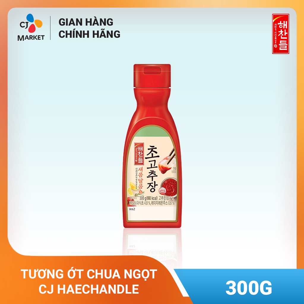 [Hết hàng] Tương ớt chua ngọt Hàn Quốc Chogochujang CJ Haechandle 300g - Nhập khẩu từ Hàn Quốc