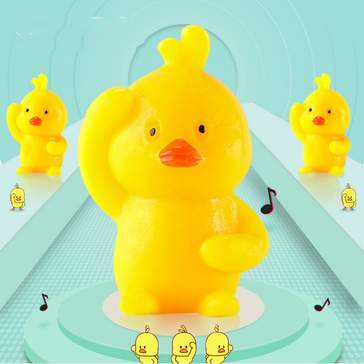 Mô hình Vịt Little Duck ngộ nghĩnh dùng trang trí tiểu cảnh, móc khóa, DIY