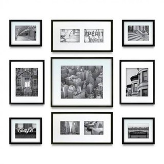 Khung ảnh treo tường composite trang trí quán cafe BINBIN KA119 (Tặng đinh 3 chân)