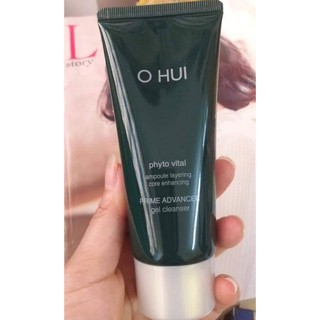Sữa Rửa Mặt Ohui Prime Advancer Gel Cleanser sạch sâu, chống lão hóa 40ml