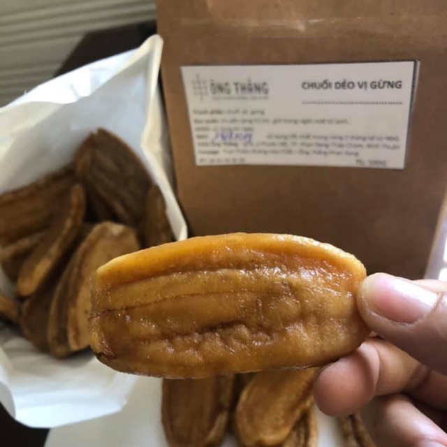 Chuối dẻo vị gừng Ông Thắng